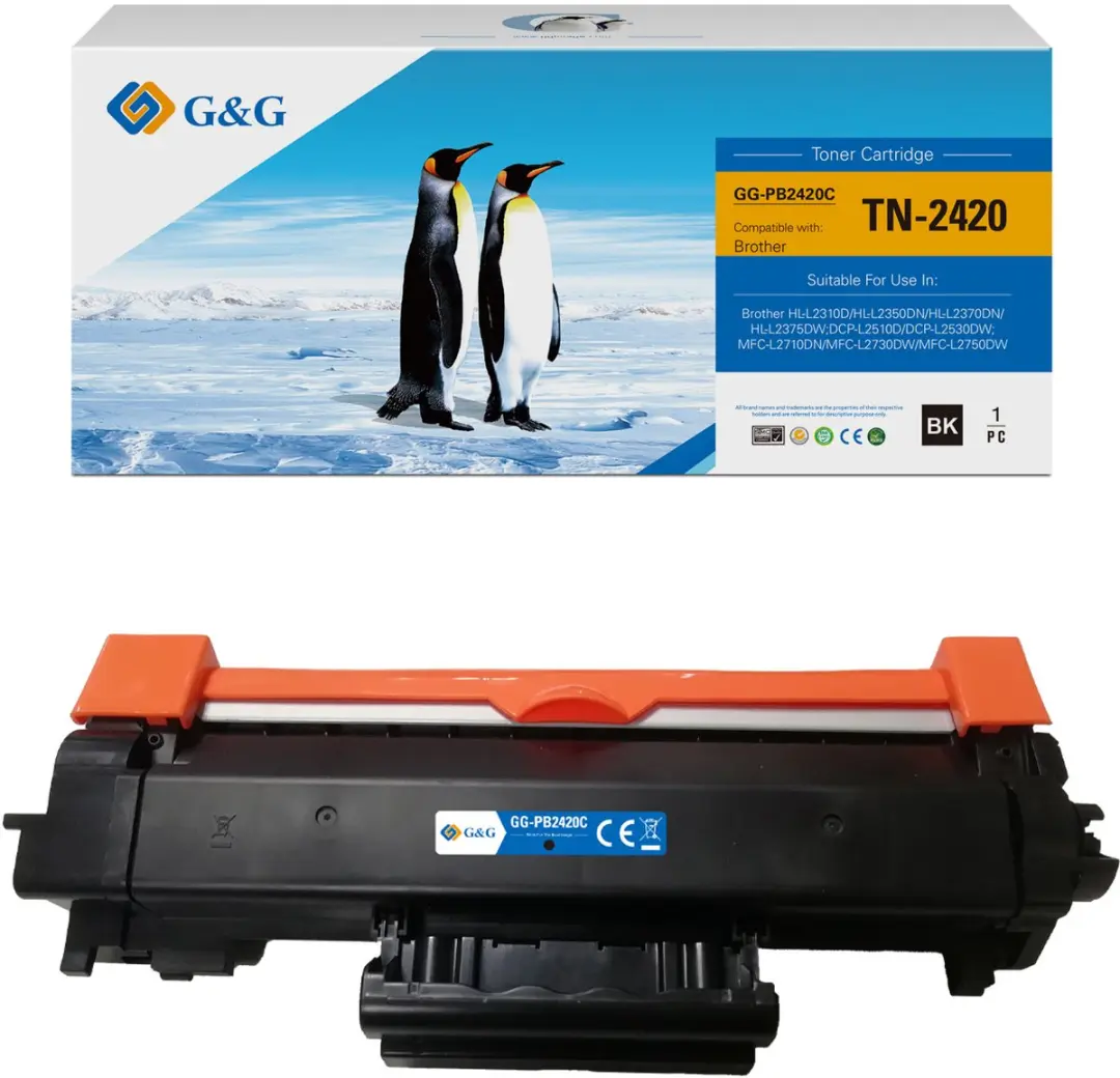 G&G TN2420 Huismerk Toner Geschikt voor Brother TN-2420