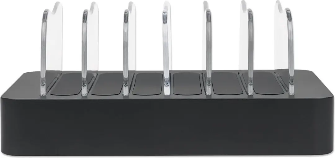 Manhattan 102254 USB-Laadstation 50W - 6x USB-A - Zwart