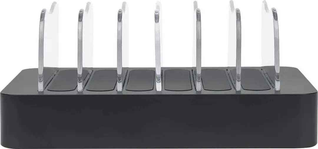 Manhattan 102254 USB-Laadstation 50W - 6x USB-A - Zwart