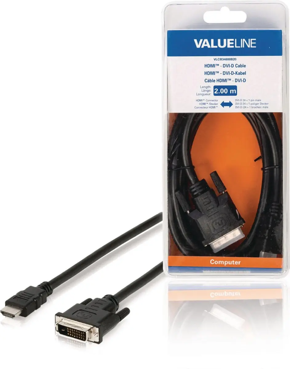 Valueline VLCB34800B20 Hdmi