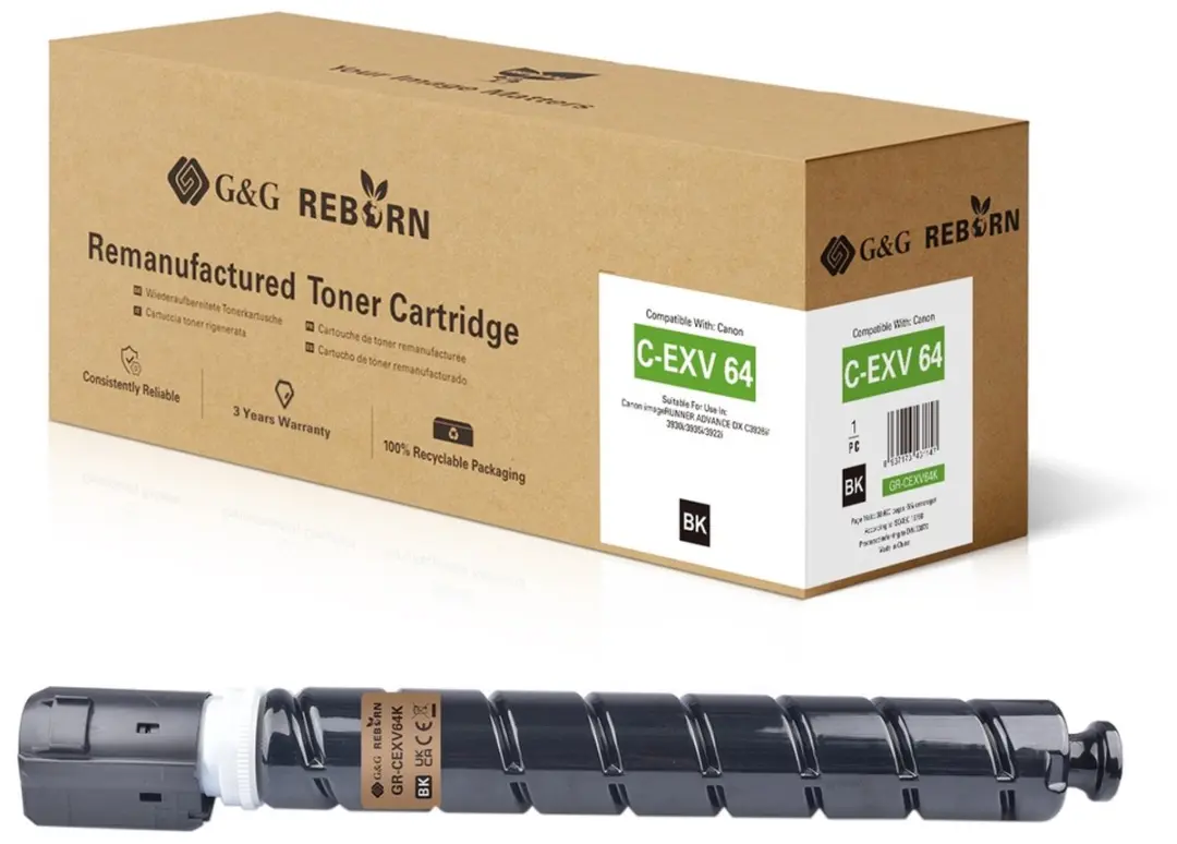 G&G 21945 tonercartridge 1 stuk(s) Compatibel Zwart