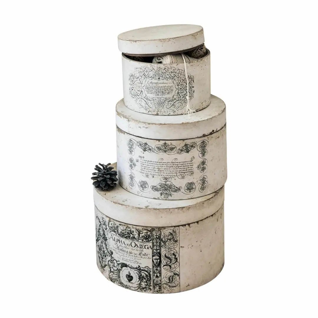 Loberon Willma Doos Set 3 Stuks