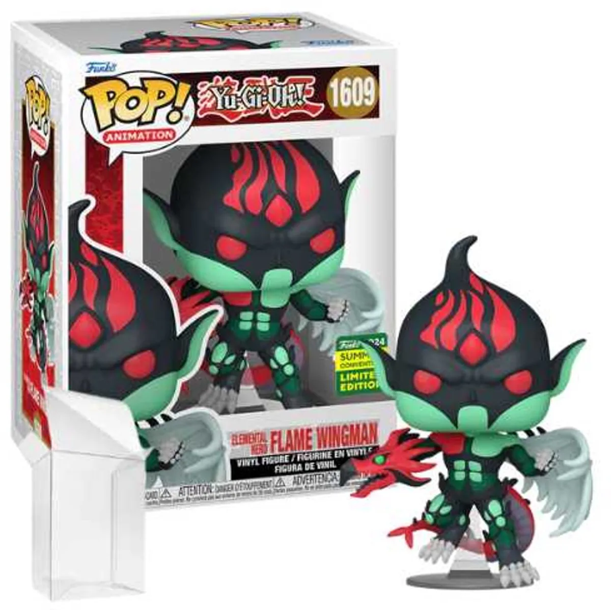 Funko Pop! Yu-Gi-Oh Elemental Hero Flame Wingman #1609 - MULTI
