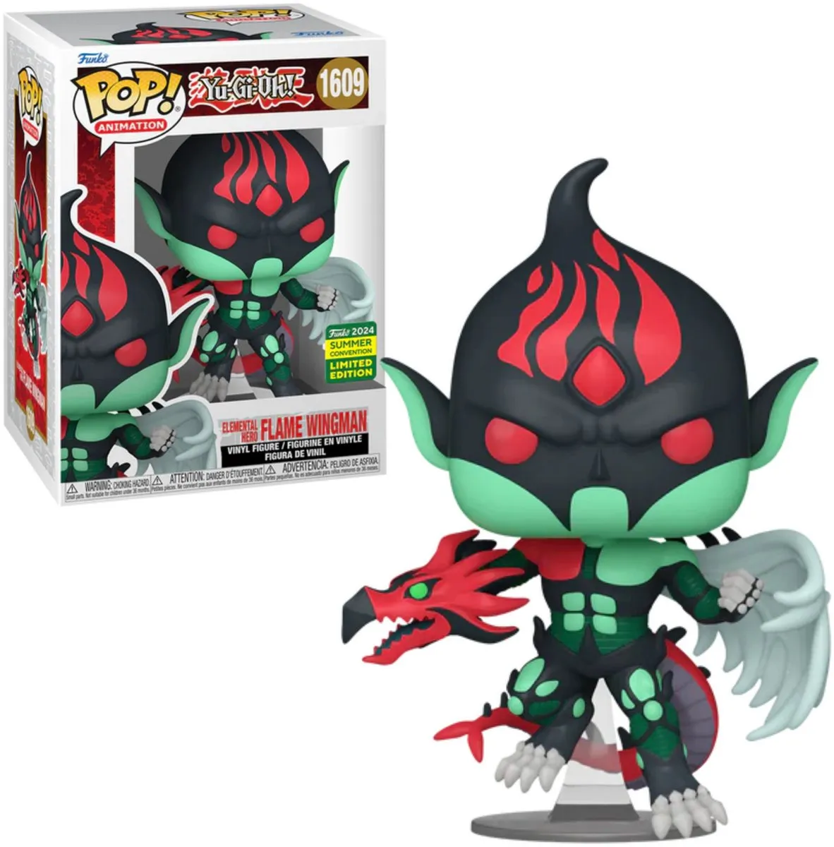 Funko Pop! Yu-Gi-Oh Elemental Hero Flame Wingman #1609