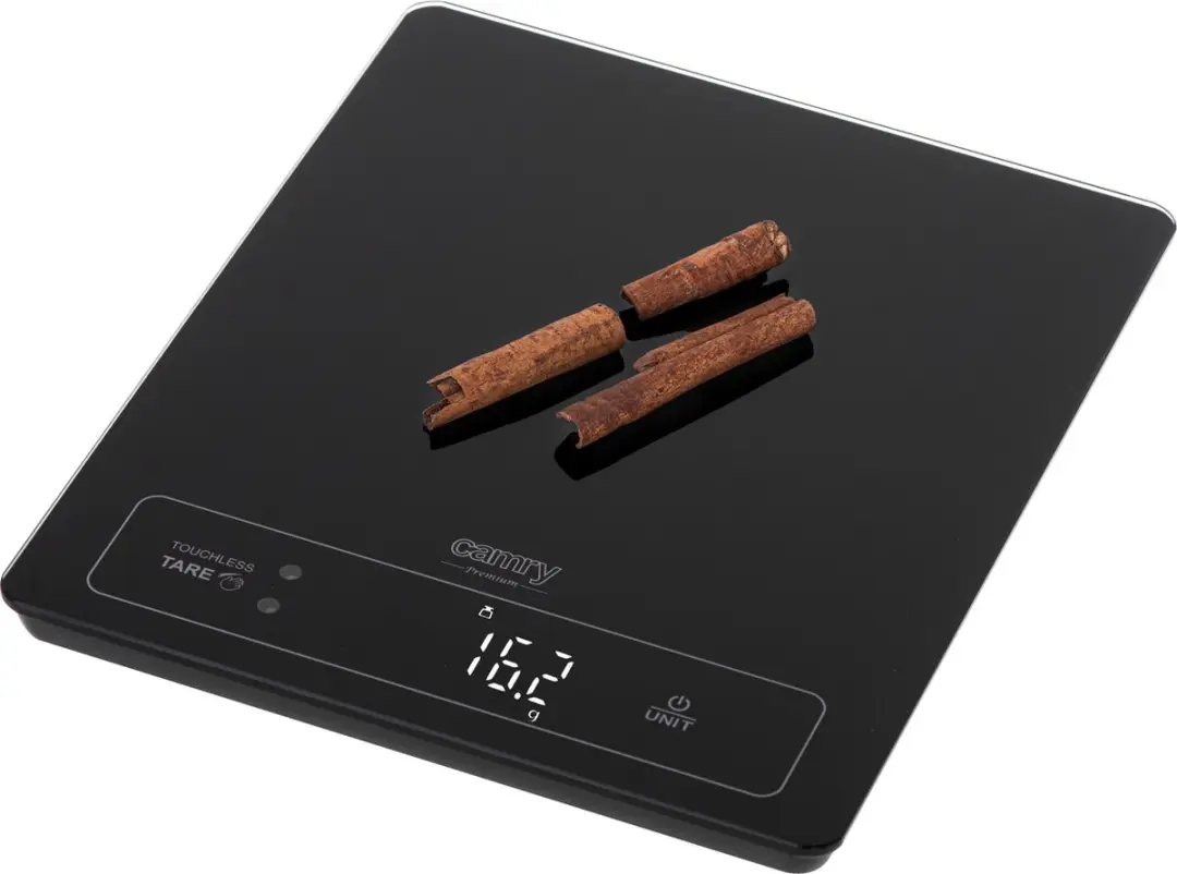 Camry CR3175 Keukenweegschaal 15kg - Touchless Tarra - Zwart
