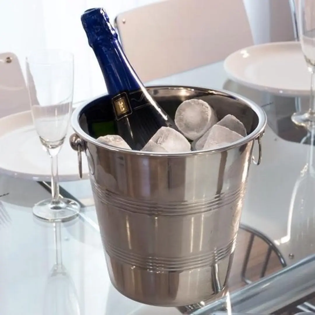 Champagnekoeler 22Cm RVS