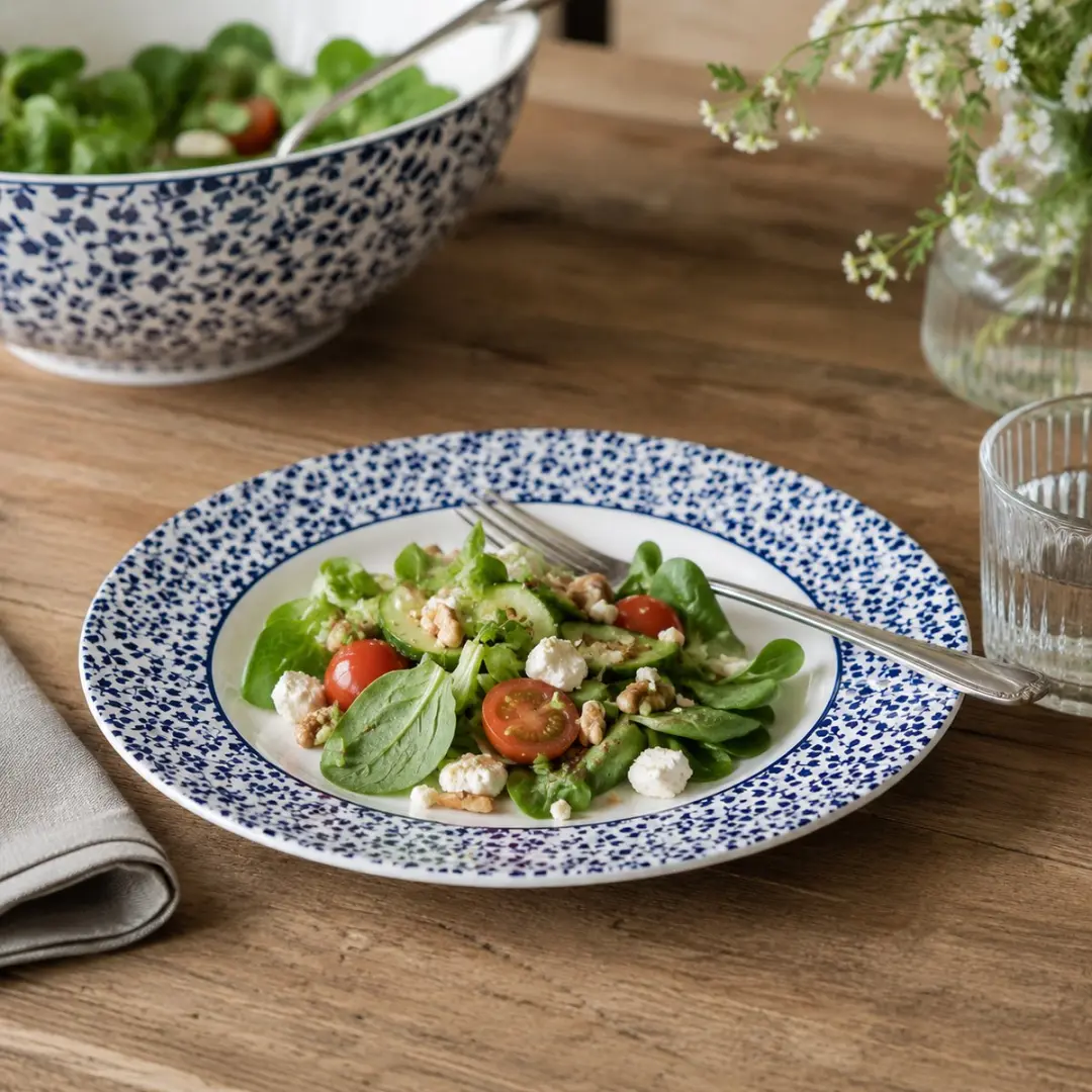 Laura Ashley Blueprint Borden Ø18cm Floris - Kerstservies