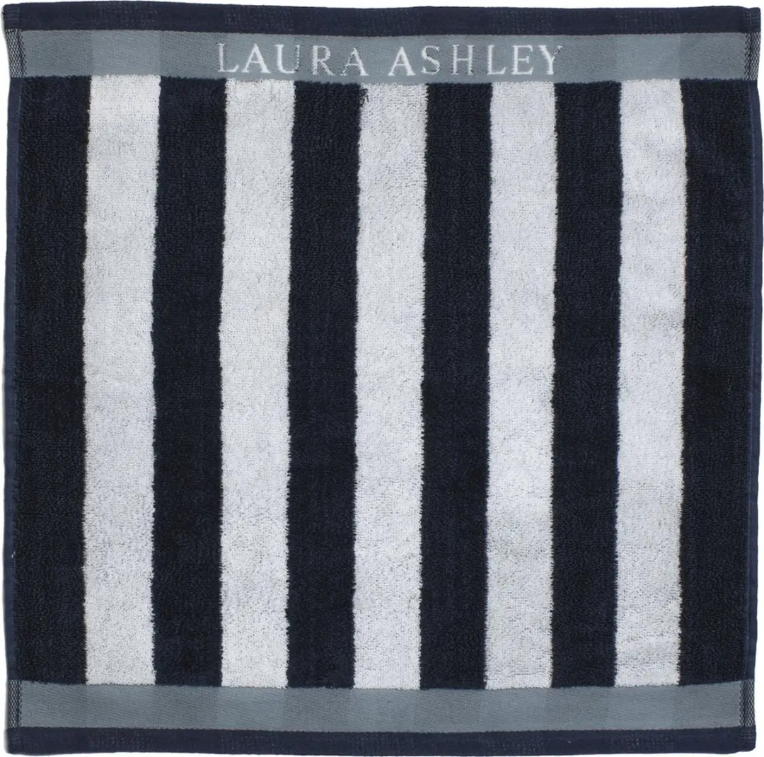 Laura Ashley Keukendoek Midnight Stripe 50X50 Cm Donkerblauw