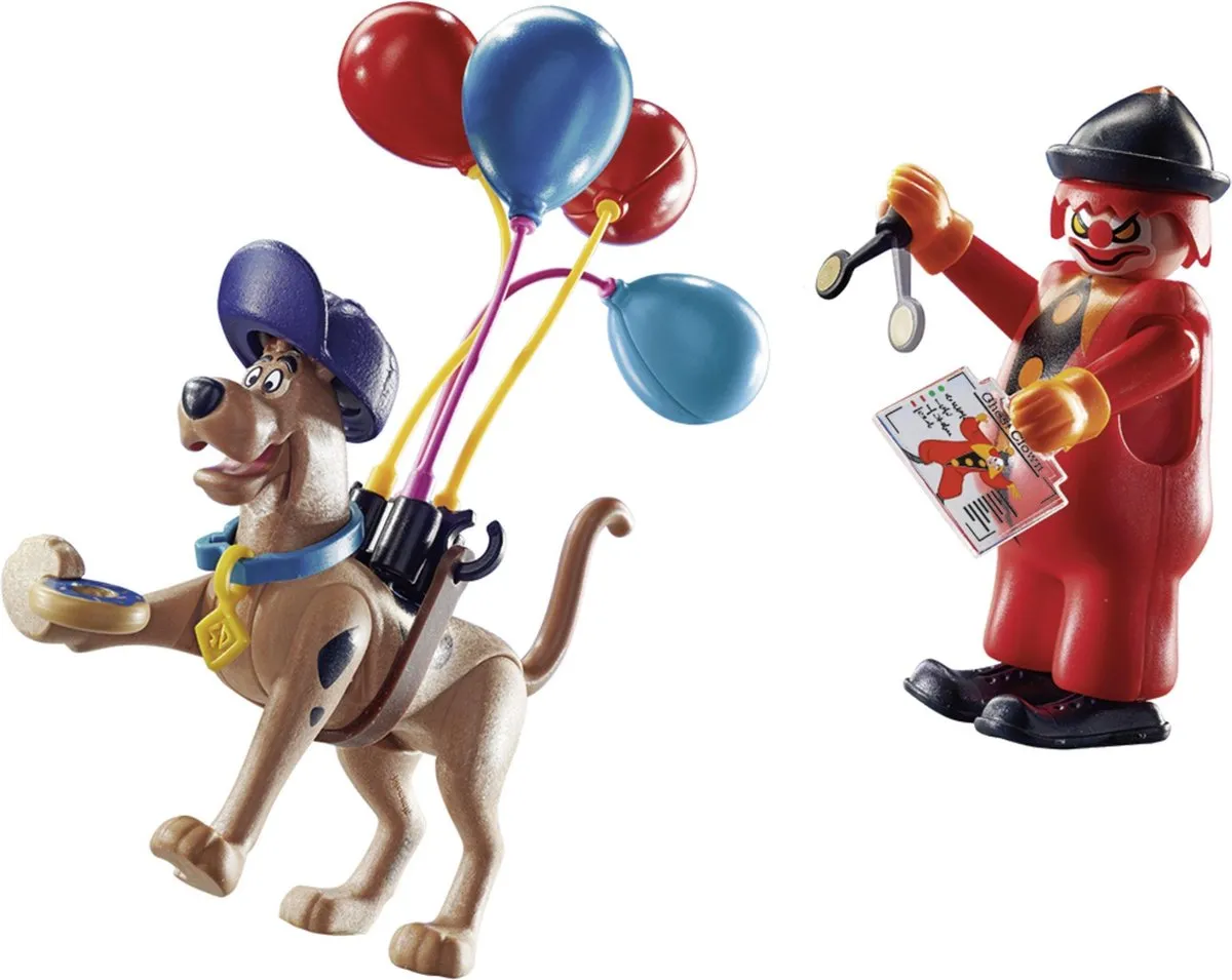 Playmobil Scooby-Doo! Avontuur met Ghost Clown 70710 - Multicolor