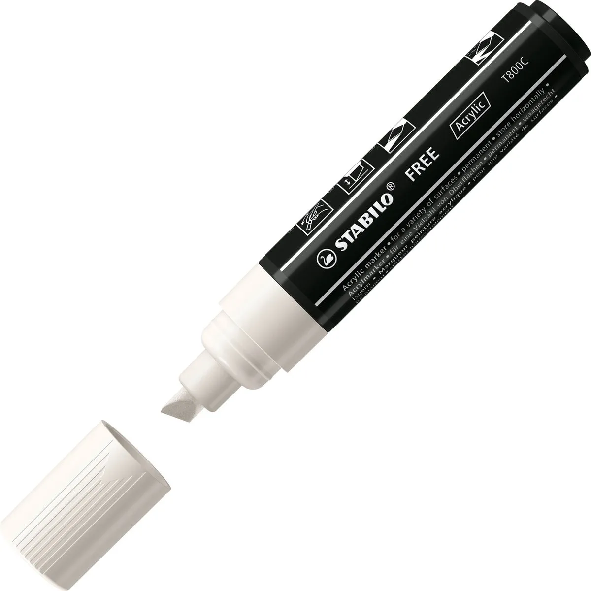 STABILO Free Acryl Marker Mixed Tip Set - 3 Stuks