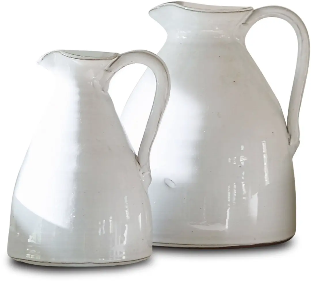 Loberon Vaas Set 2 Stuks Yarick - Wit