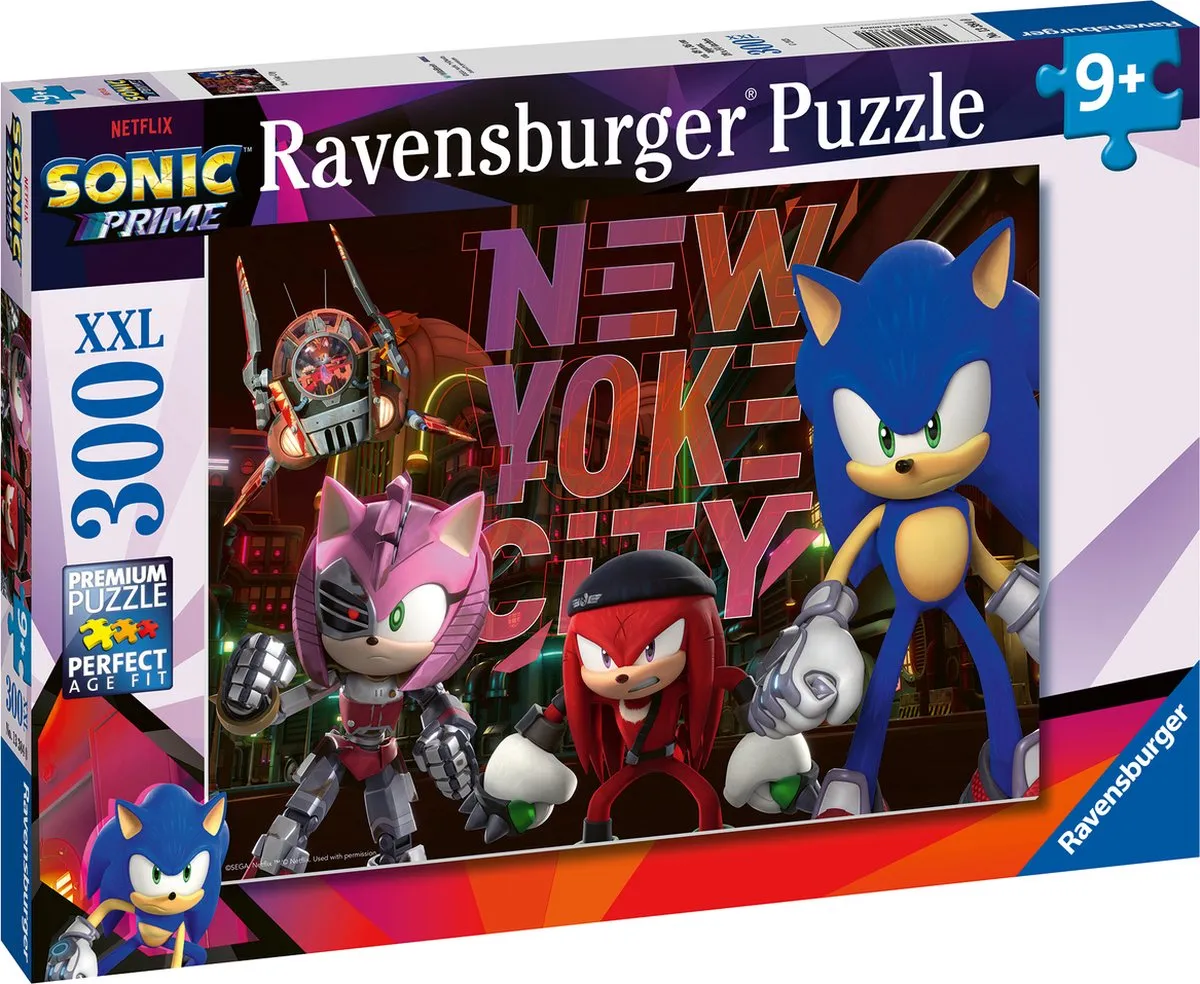 Ravensburger Sonic Prime Legpuzzel 300 XXL Stukjes