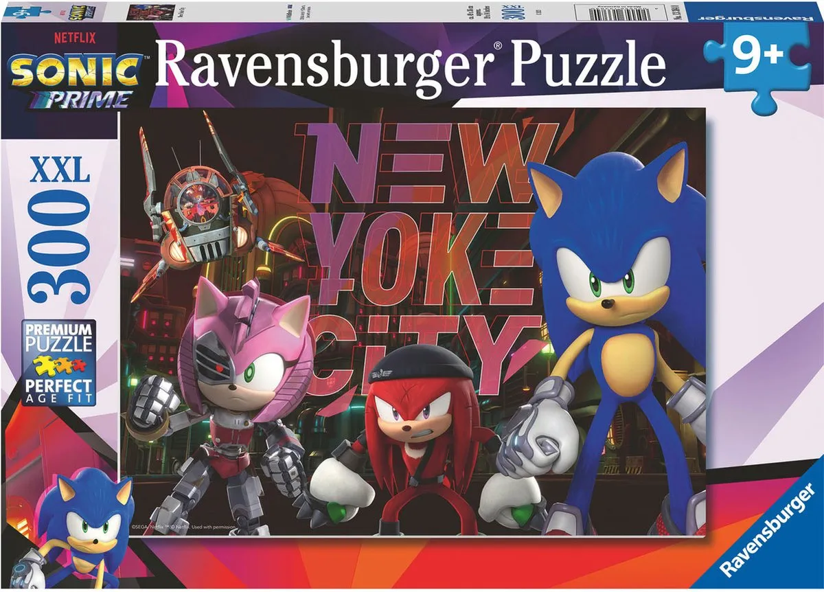 Ravensburger Sonic Prime Legpuzzel 300 XXL Stukjes - Meerkleurig