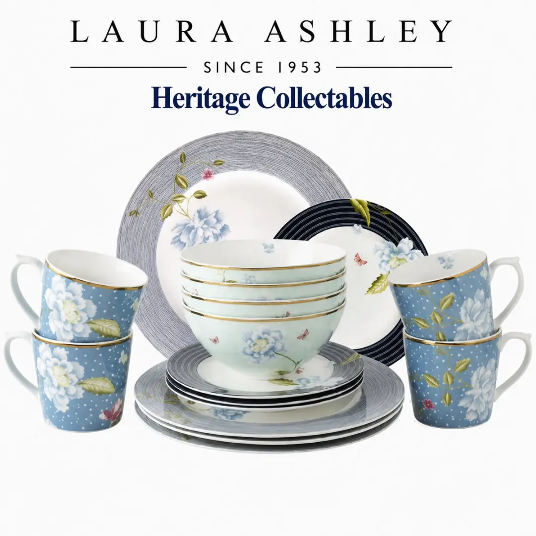 Laura Ashley Heritage Collectables Serviesset 4 persoons