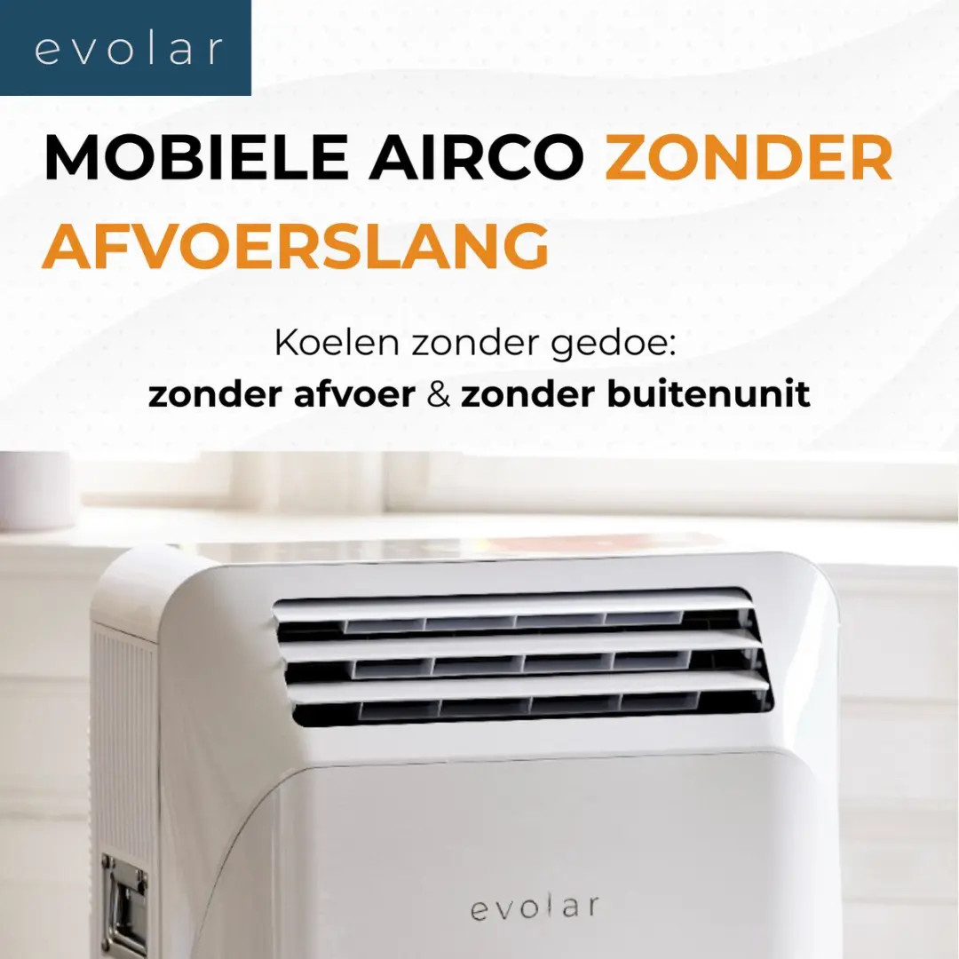 Evolar EVO-ES9000 Mobiele Airco 9000 BTU - 3-in-1 - Wit - afbeelding 3 van 6