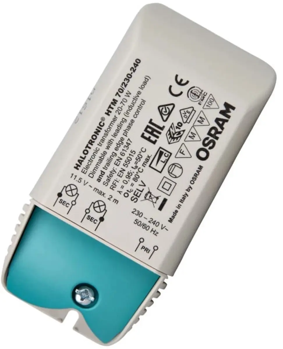 Osram Mouse Transformator HTM 20-70W 12V - Wit - afbeelding 5 van 5