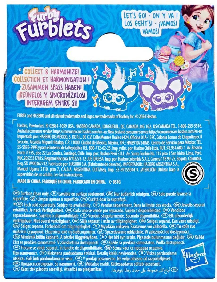 Hasbro Furblet Too-Koo Mini Furby - Blauw