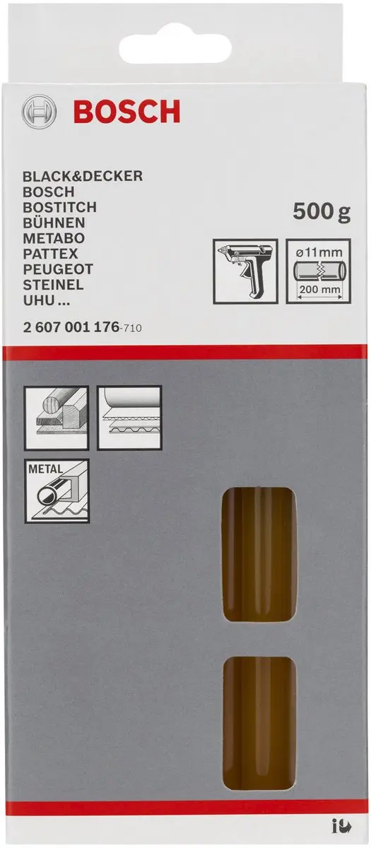Bosch Lijmpatronen Geel 11mm - 25 Stuks