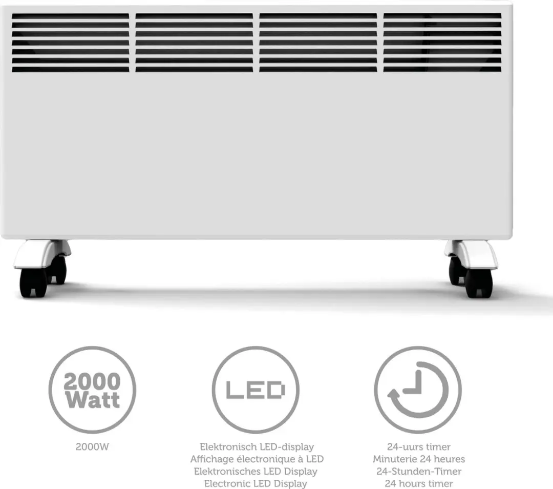 Trebs 99401 Elektrische Convectorkachel - 2000W - afbeelding 3 van 5
