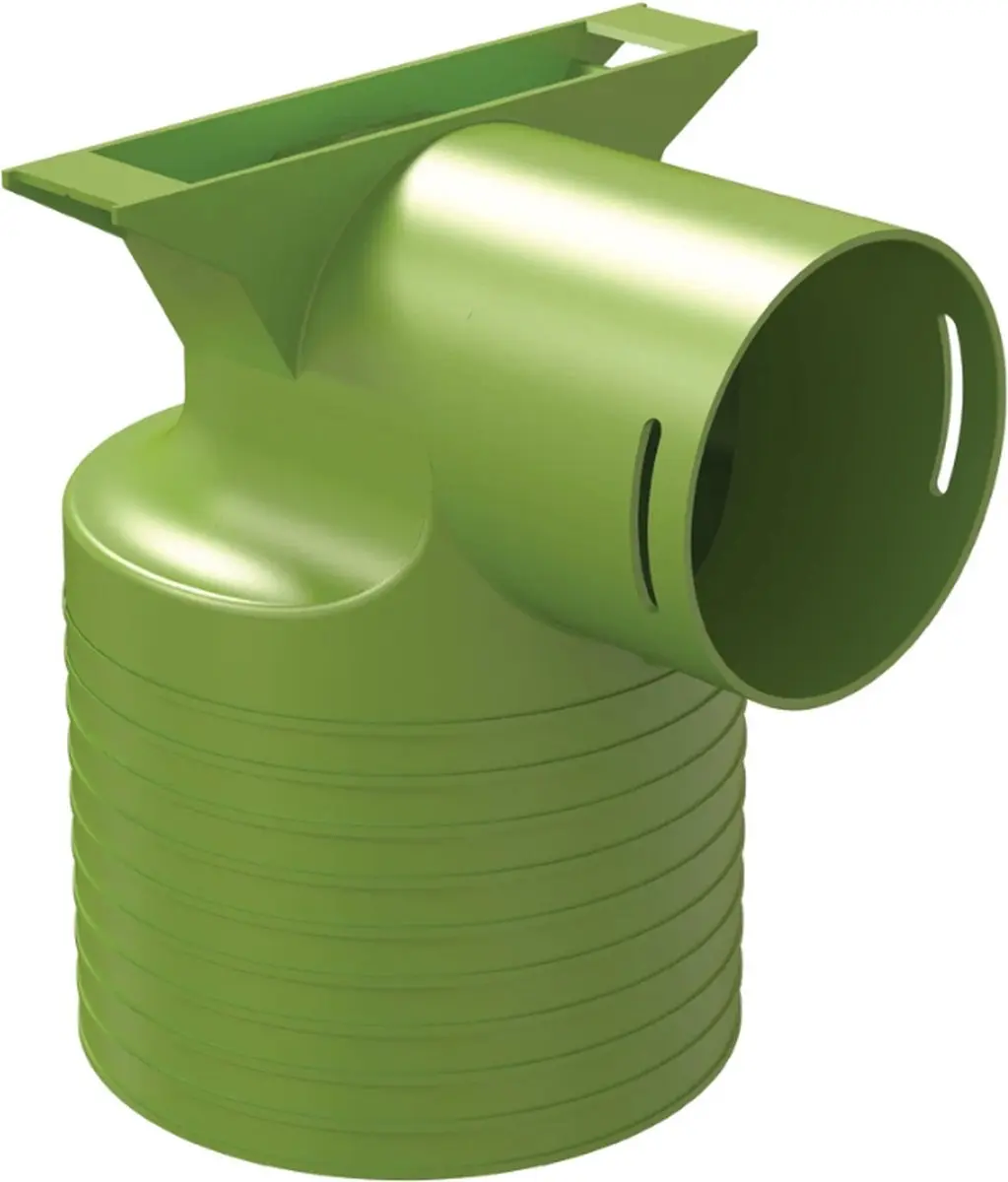 Ubbink Air Excellent 1x AE34c ventieladapter 90 graden 125mm (0188185)
