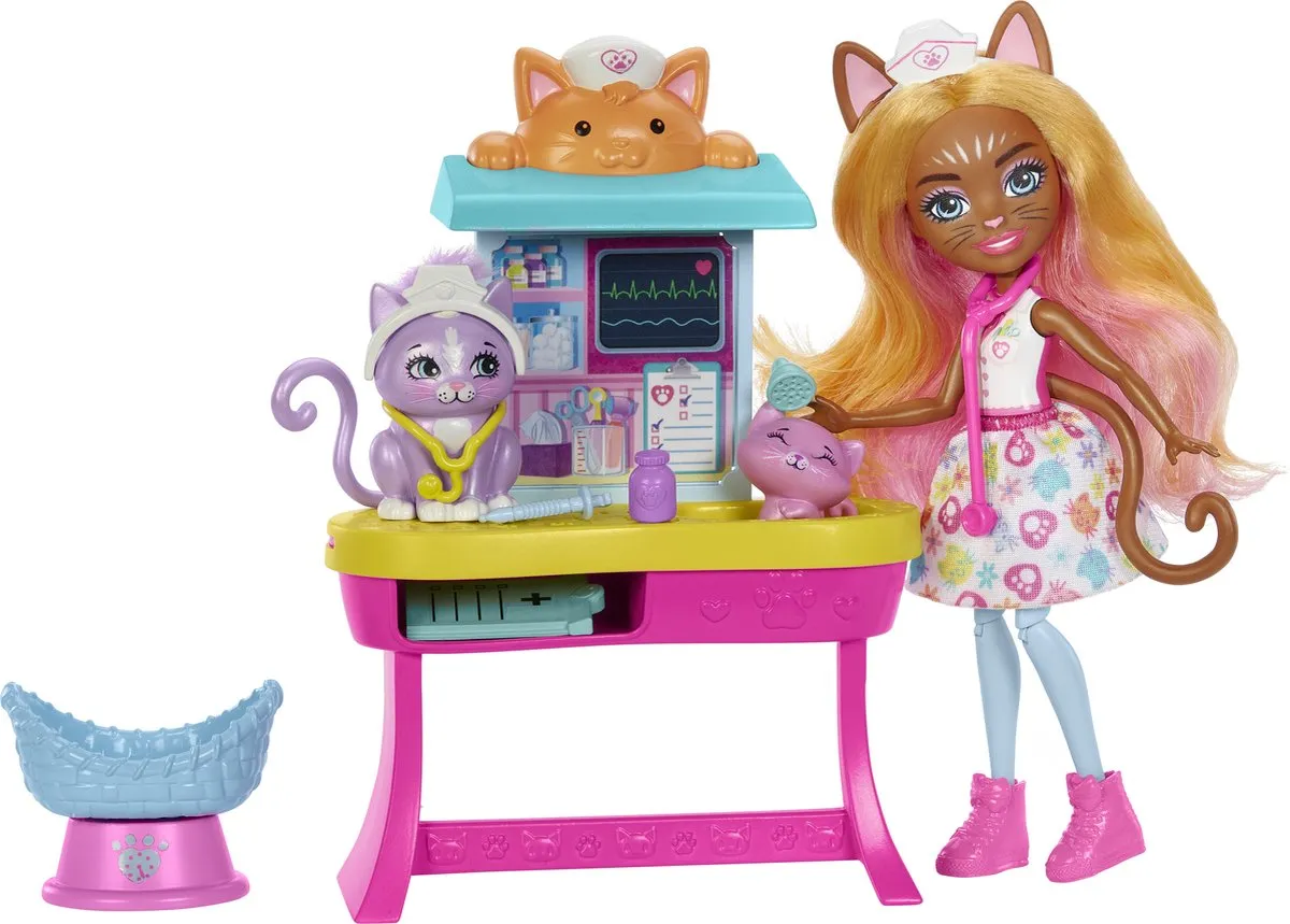 Mattel Enchantimals City Tails Dokterspraktijk HLH22 Pop
