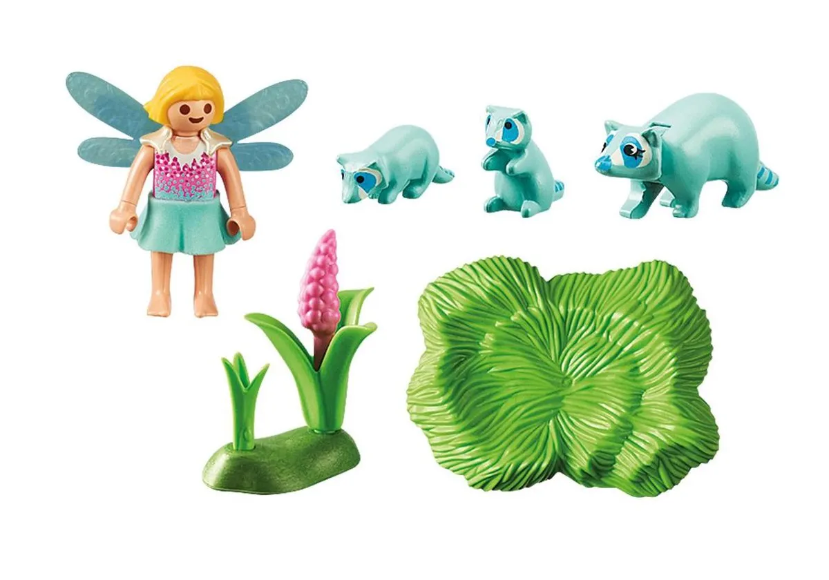 Playmobil Elfje met Wasberen 9139 - Blauw - afbeelding 6 van 6