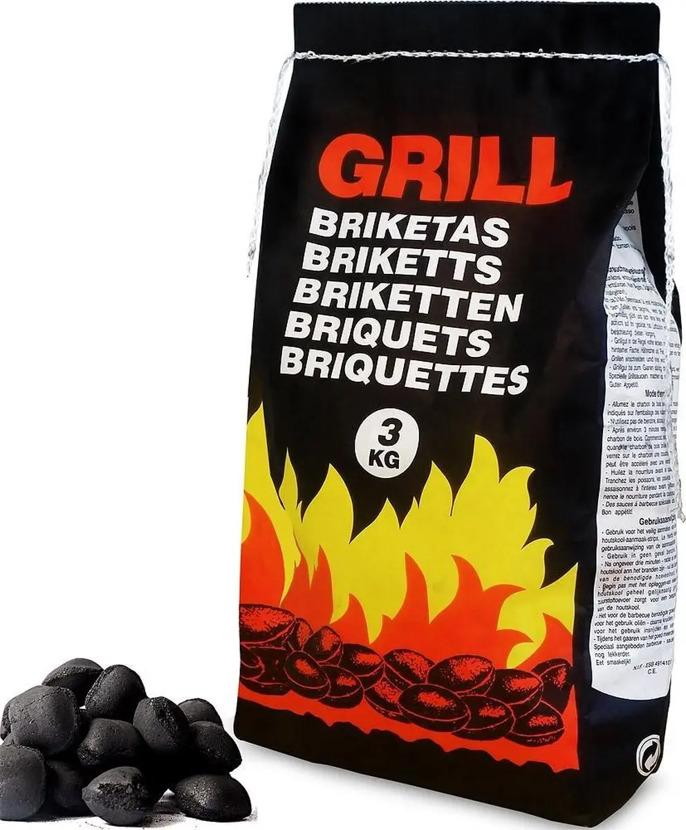 deuba Houtskoolbriketten 27kg - 9x3kg - afbeelding 2 van 4