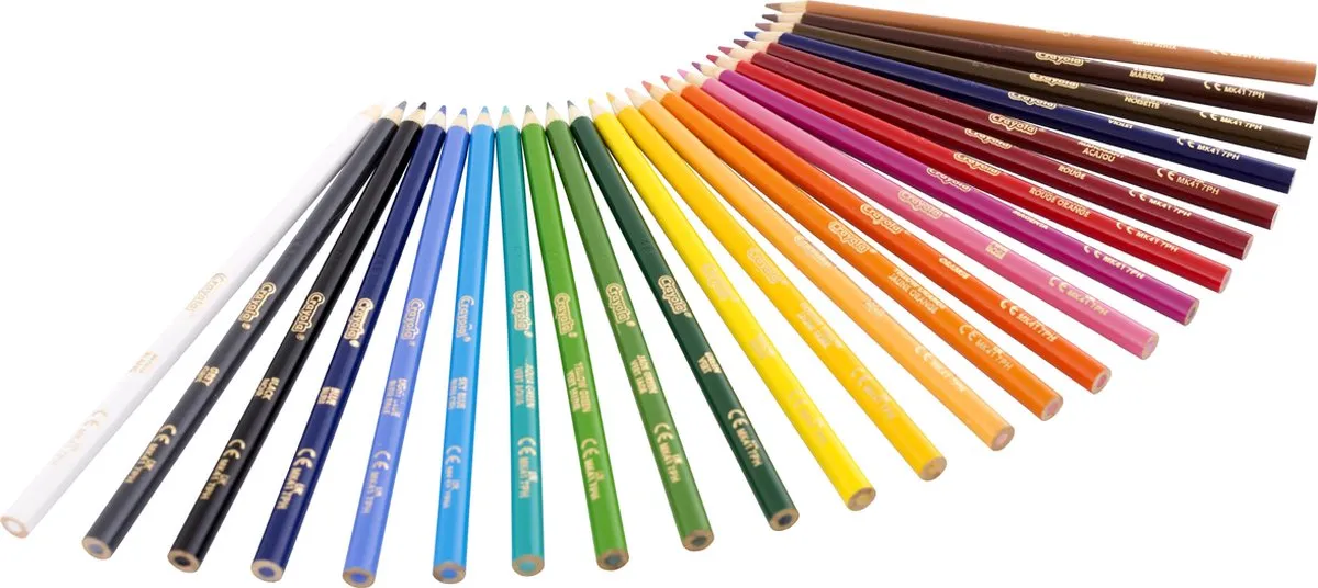 Crayola Kleurpotloden 24 Stuks - Veelkleurig
