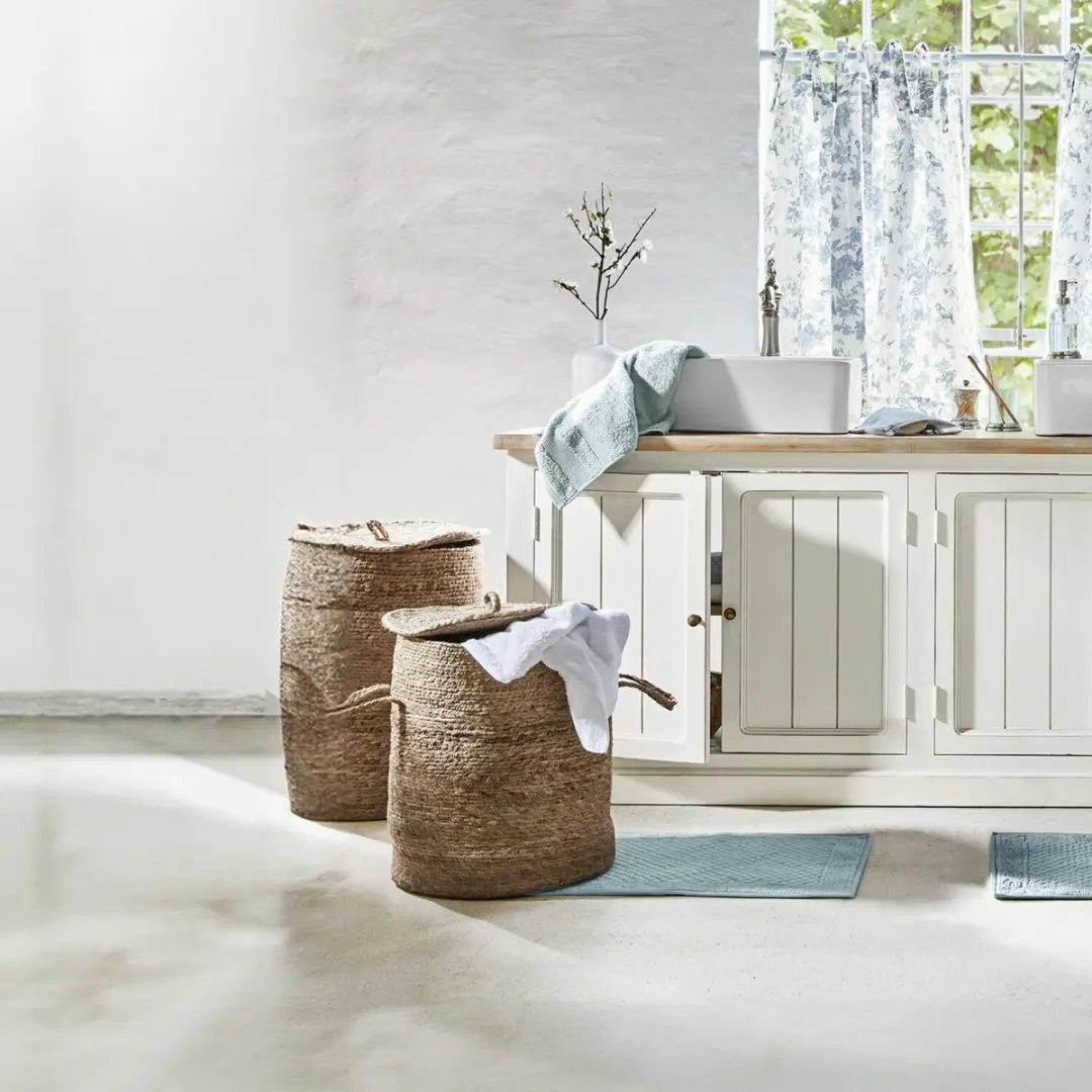 Loberon Kory Wasmand Set - 2 Stuks - Bruin - afbeelding 5 van 6