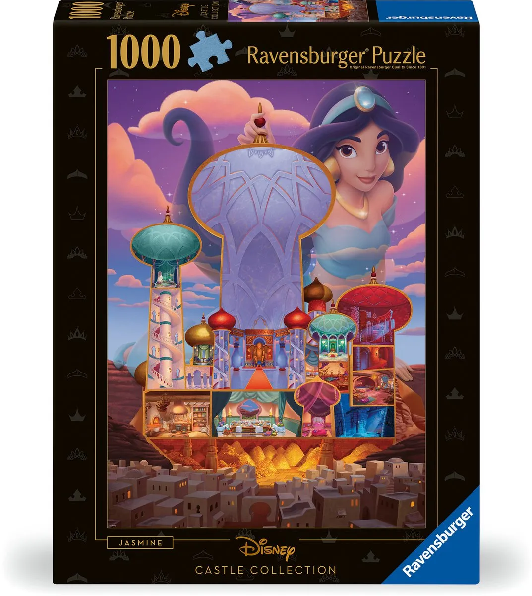 Ravensburger Disney Castles Jasmine Puzzel 1000 Stuks - Multicolor