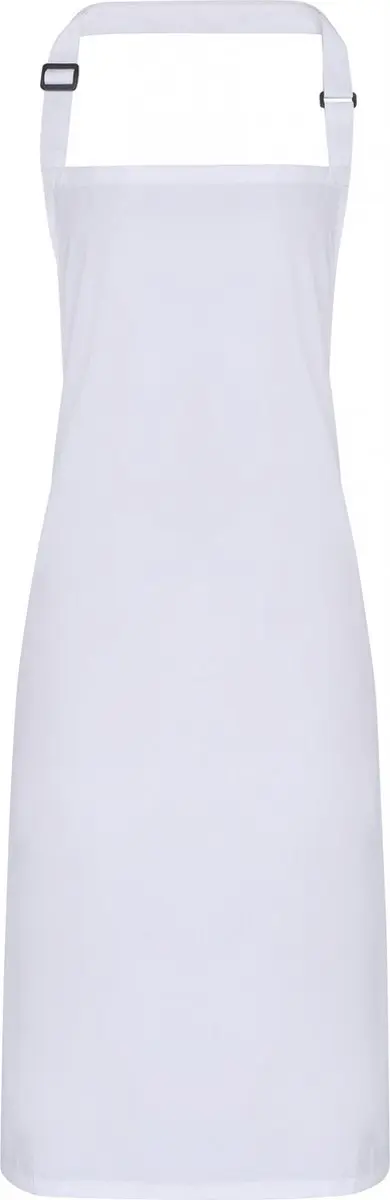 Schort/Tuniek/Werkblouse Unisex One Size Premier White 100% Polyester