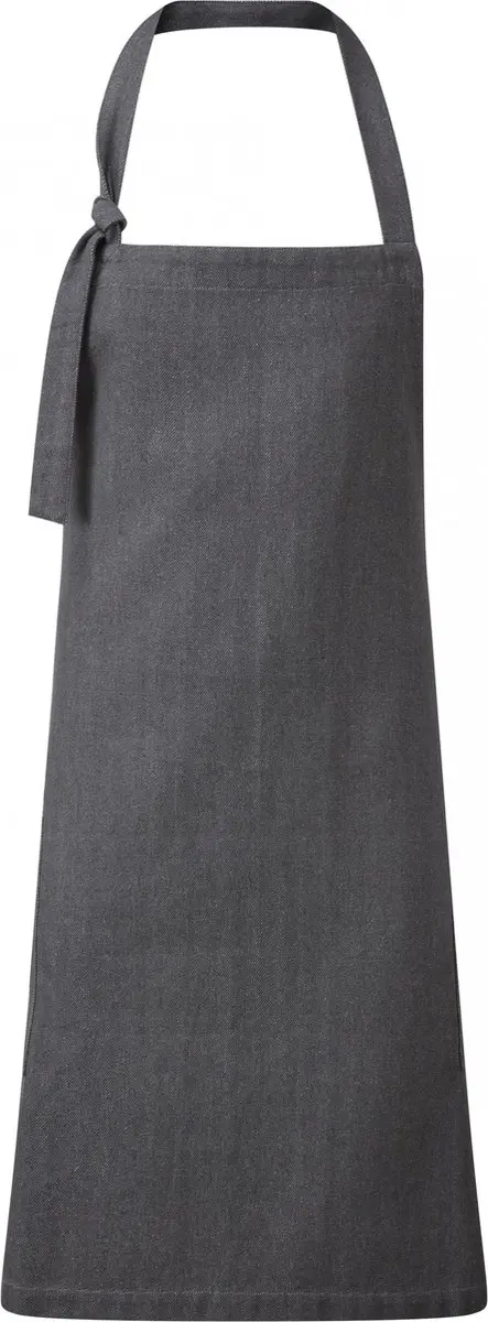 Schort/Tuniek/Werkblouse Unisex One Size Premier Grey Denim 50% , 50% Katoen