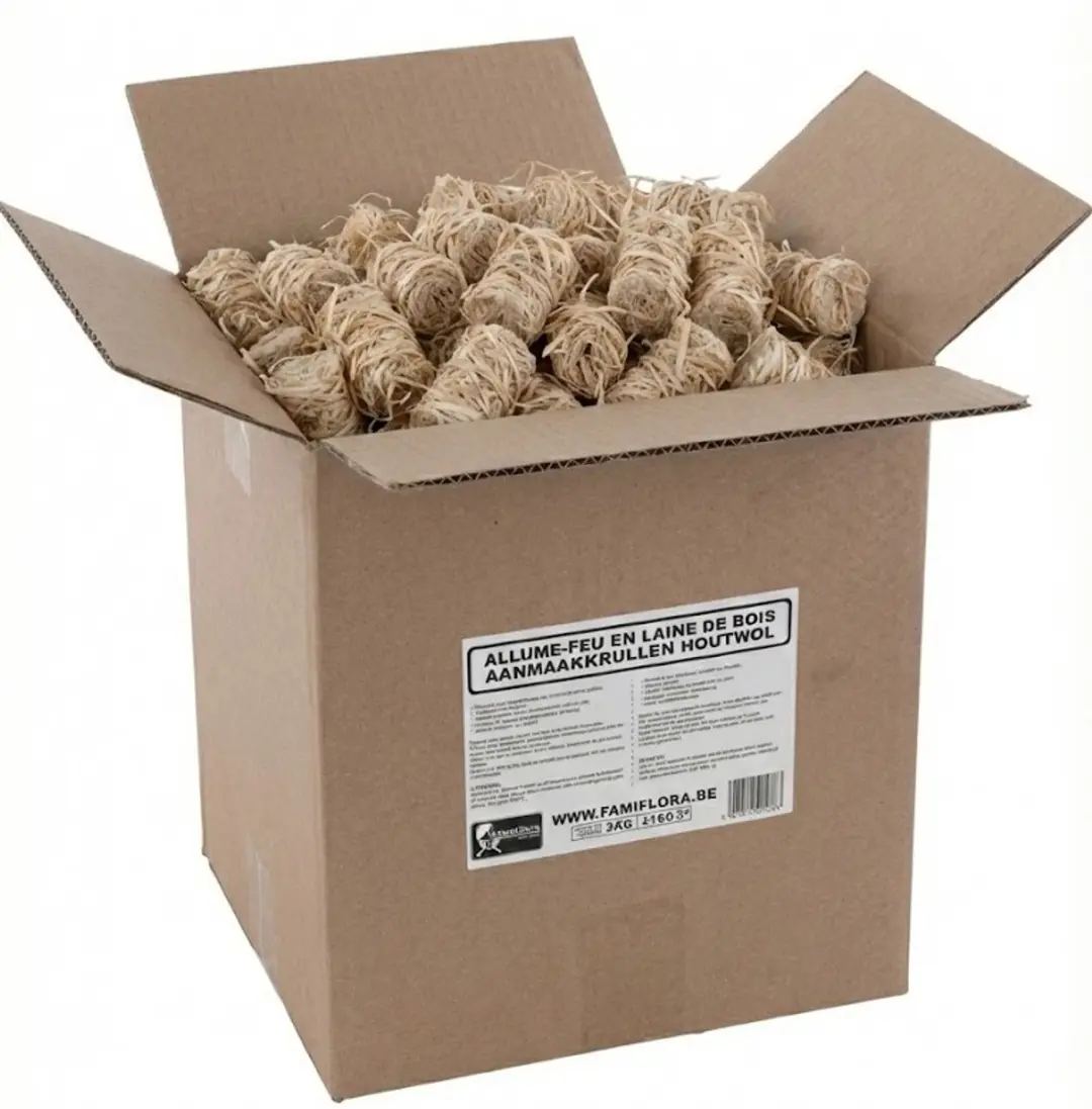 Famiflora Houtwol Aanmaakkrullen 2kg