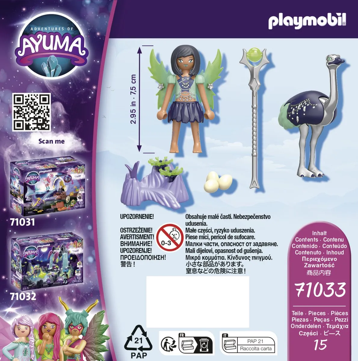 Playmobil Adventures of Ayuma Moon Fairy 71033 - Multicolor - afbeelding 4 van 6