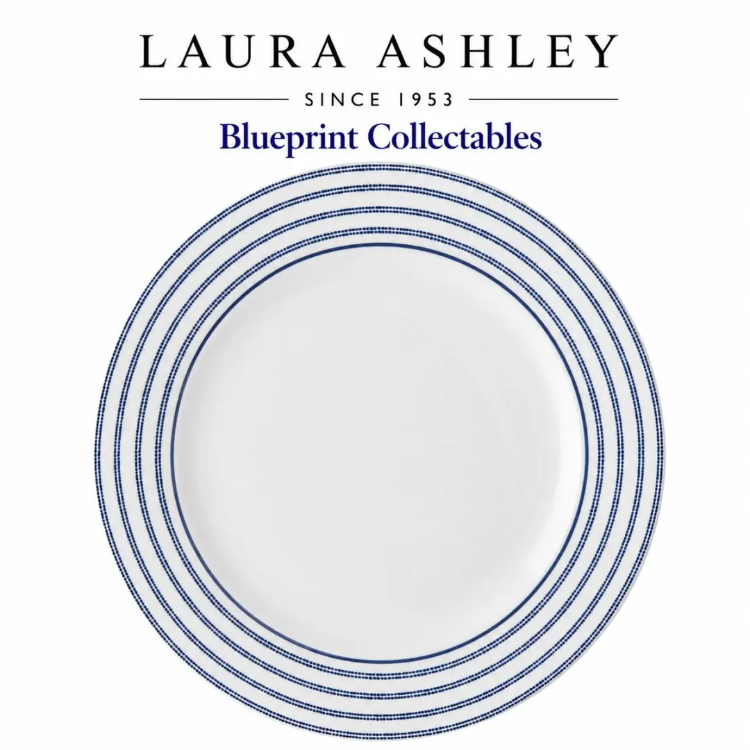 Laura Ashley Blueprint Borden Ø18cm Candy Stripe Kerstservies