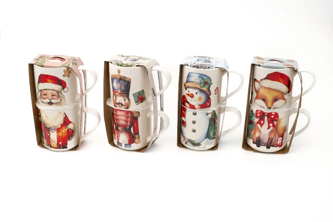 Kerst Mokken Porselein