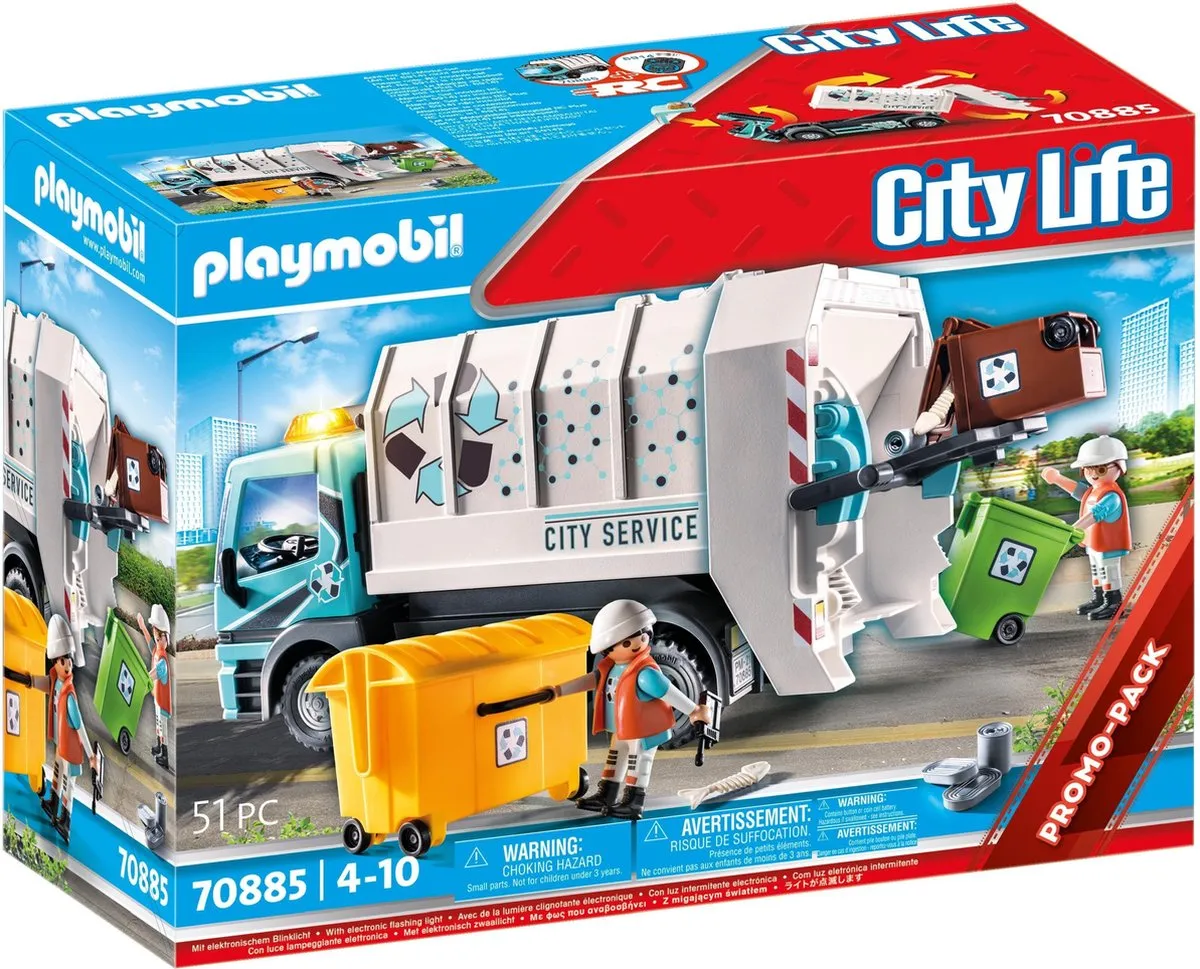 Playmobil City Life Vuilniswagen 70885