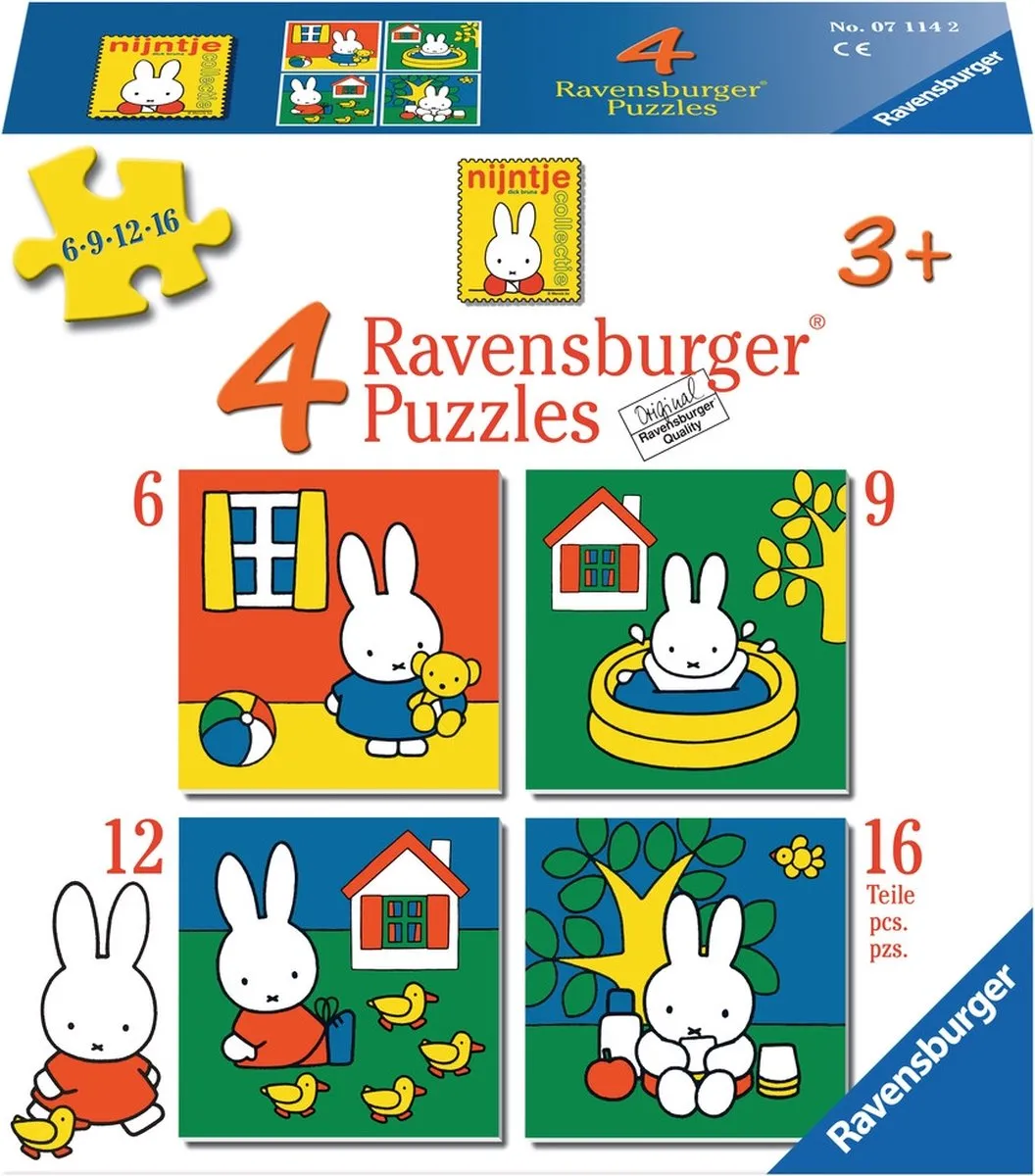 Ravensburger Nijntje Puzzels 4-delig