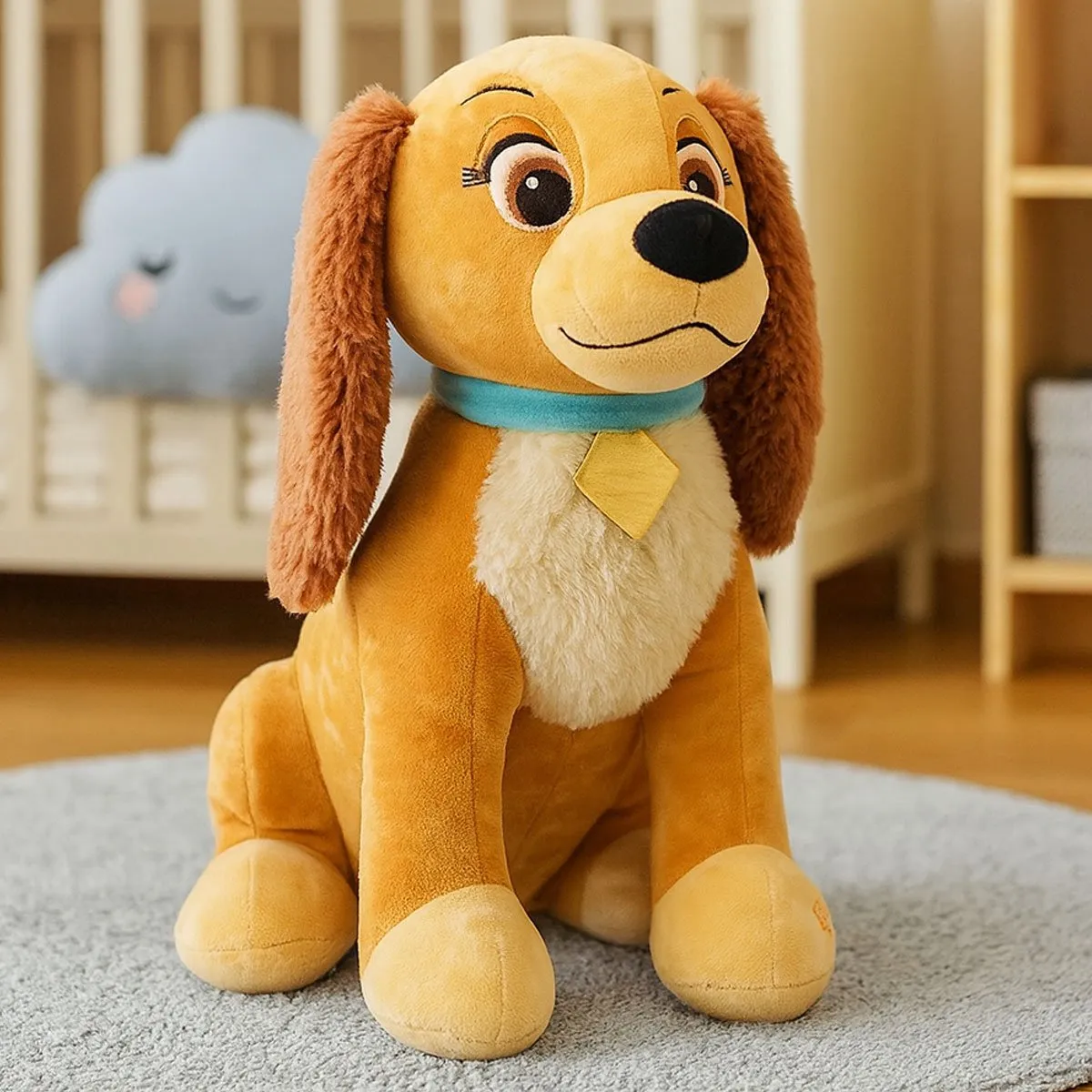 Disney Lady en de Vagebond Pluche Knuffel 50cm
