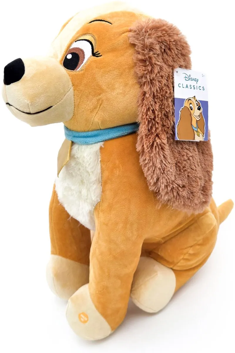 Disney Lady en de Vagebond Pluche Knuffel 50cm - Geluid