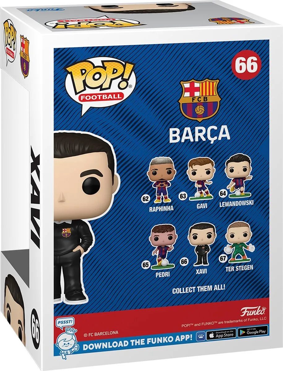 Funko Pop! Football Barca Xavi #66 - Multi