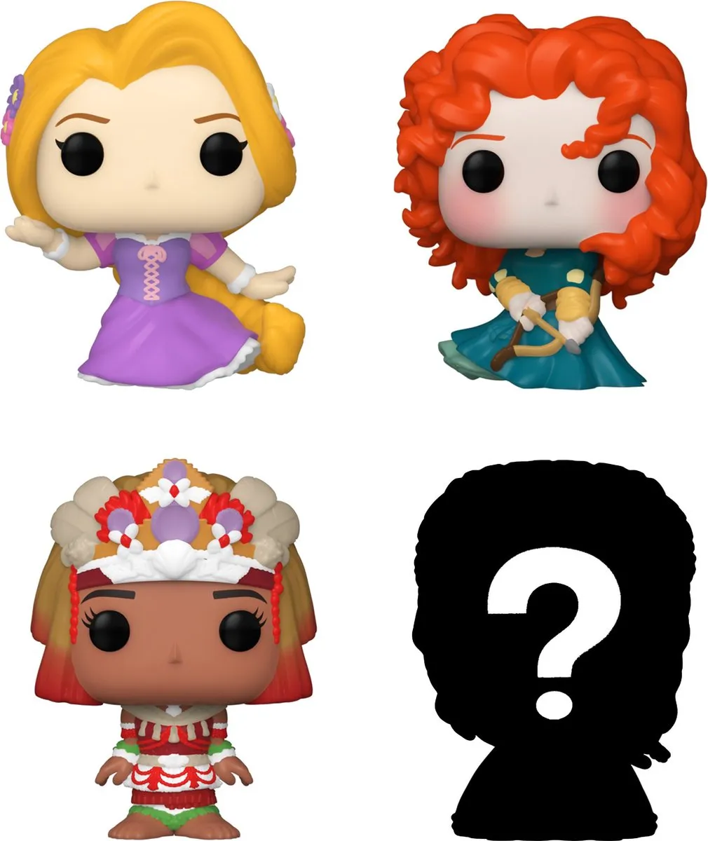 Funko Bitty Pop Disney Princess 4-Pack Series 4