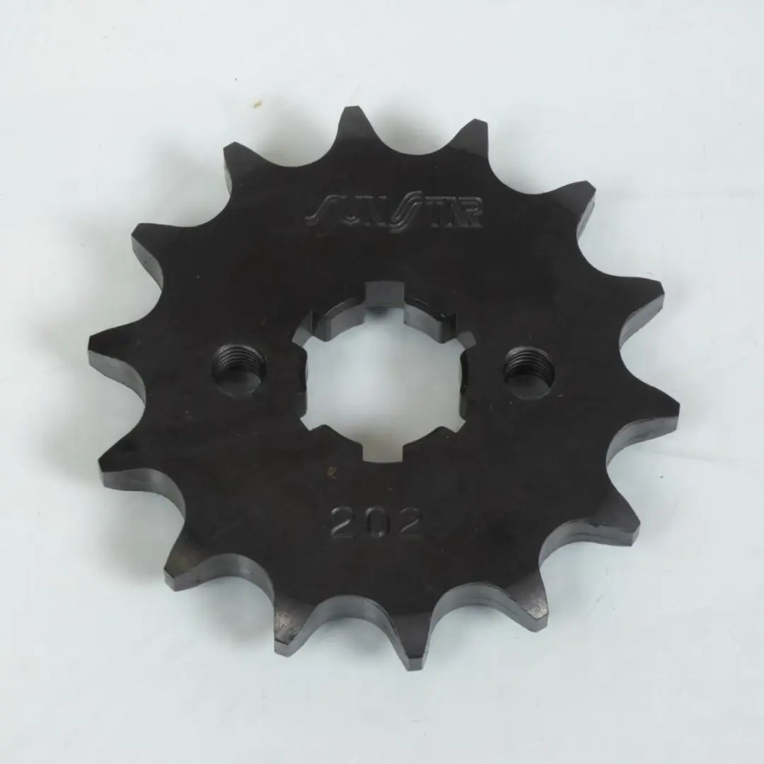 Pignon de sortie de boite Sunstar pour Moto Honda 100 XR R 1985 à 2003 14 dents