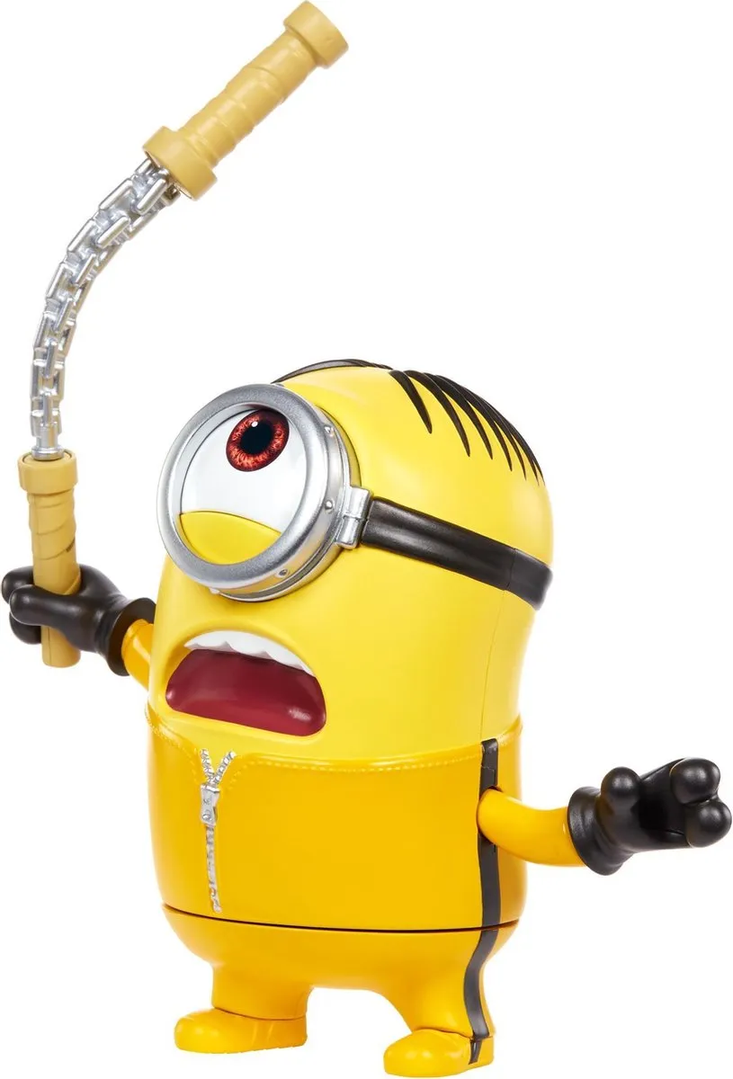 Mattel Minions Mighty Minions Stuart Speelfiguur - Mighty Stuart - afbeelding 6 van 6