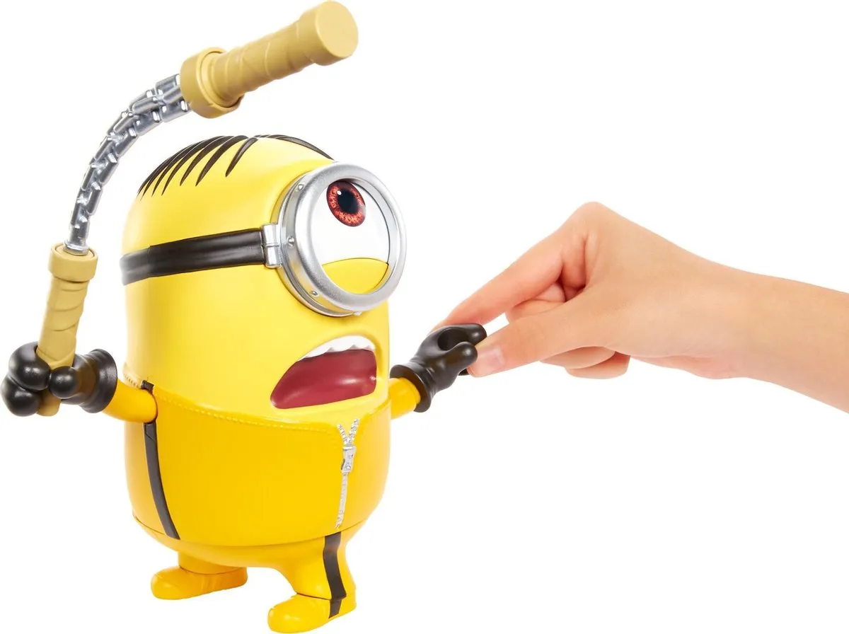 Mattel Minions Mighty Minions Stuart Speelfiguur - Mighty Stuart