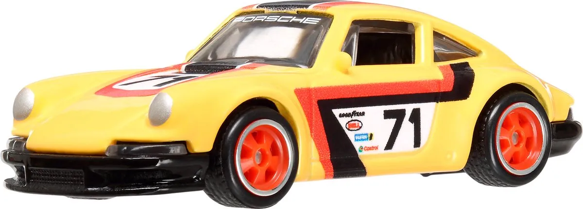 Hot Wheels Porsche 911 Carrera 1971 NR71 HKC80 - Geel