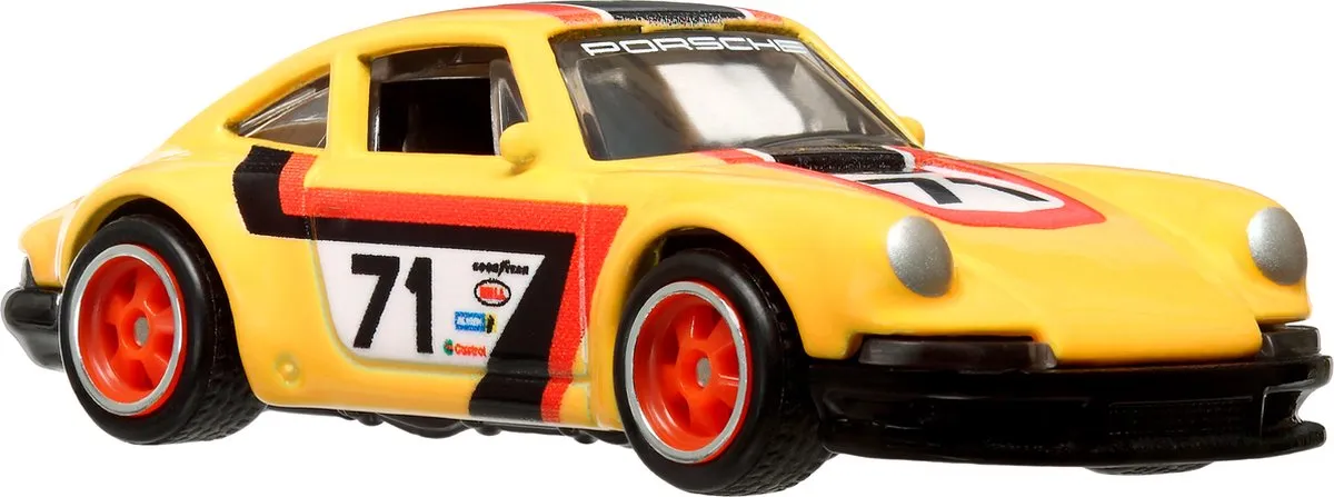 Hot Wheels Porsche 911 Carrera 1971 NR71 HKC80 - Geel - afbeelding 6 van 6