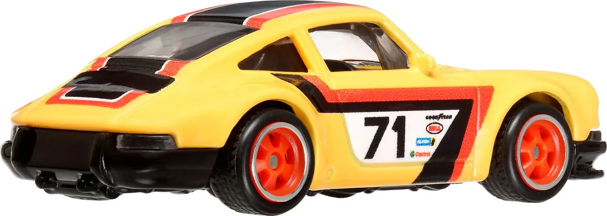 Hot Wheels Porsche 911 Carrera 1971 NR71 HKC80 - Geel