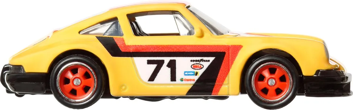 Hot Wheels Porsche 911 Carrera 1971 NR71 HKC80 - Geel