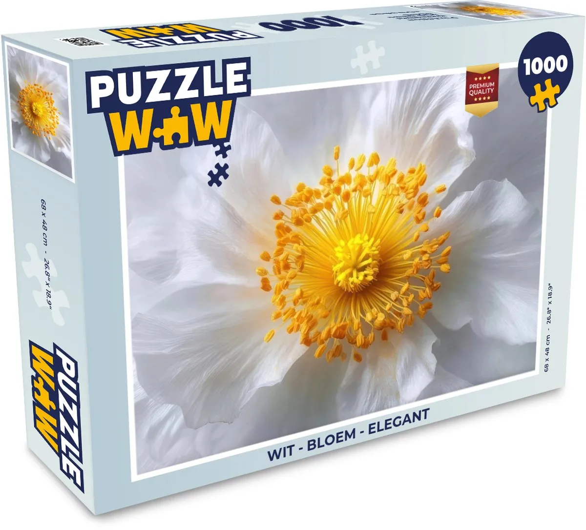 PuzzleWow Legpuzzel Bloem Elegant 1000 Stuks